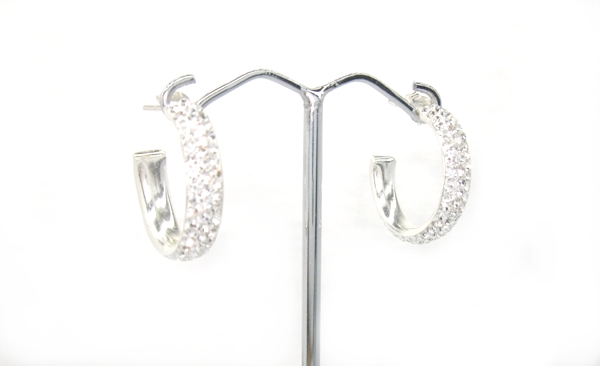 Naušnice komponent Swarovski 925/1000