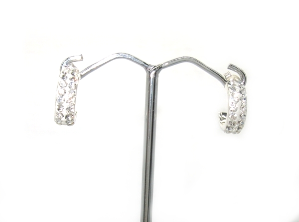 Naušnice komponent Swarovski 925/1000