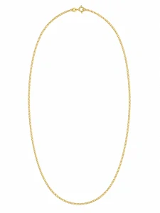 Šperky Nina – Pozlacený stříbrný řetizek Klasický Pancíř (50 cm) 925/1000 - ret zlac 031