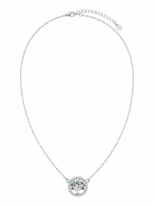 Šperky Nina – Stříbrný náhrdelník Barevný strom života se zirkony (41,5 – 45 cm) 925/1000 - nahr 533