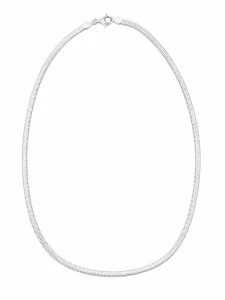 Šperky Nina – Masivní stříbrný náhrdelník Hádka (50 cm, šířka 5 mm, 13,3 g) 925/1000 - nahr 554