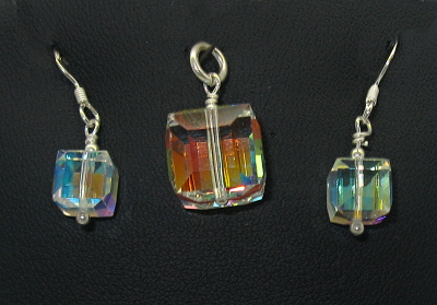 Šperky Nina - Souprava set Swarovski elements - set ag H 016