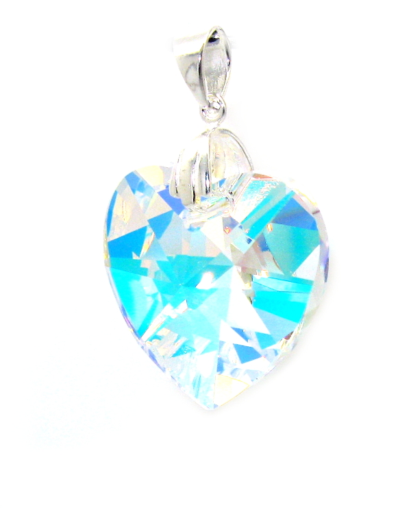 Šperky Nina - Přívěsek Swarovski krystal 925/1000 - pri ag kam H 038