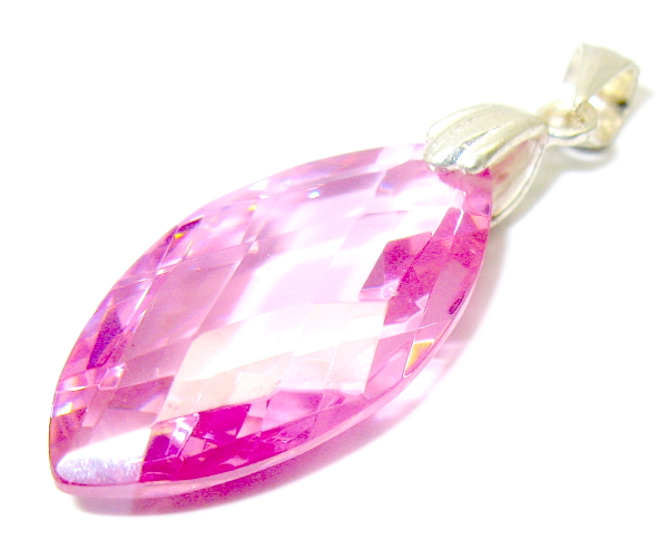 Šperky Nina - Stříbrný přívěsek Swarovski krystal 925/1000 - pri ag kam H 033