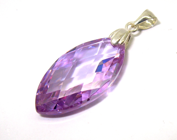 Šperky Nina - Přívěsek Swarovski krystal - pri ag kam H 034