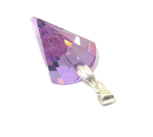 Šperky Nina - Stříbrný přívěšek Swarovski krystal 925/1000 - pri ag kam H 036