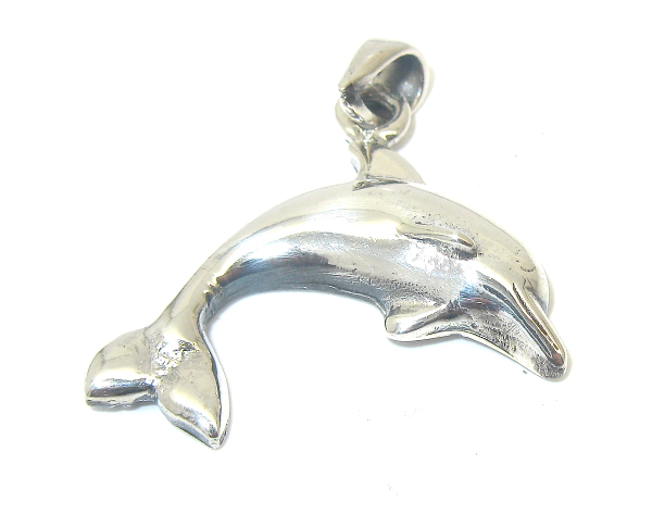 Šperky Nina - Stříbrný přívěsek delfín - pri ag H 0145