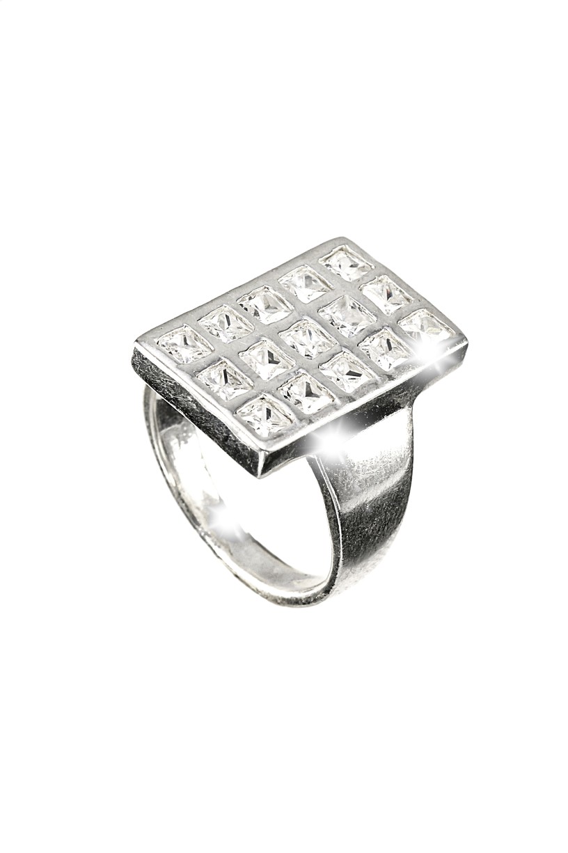 Šperky Nina - Stříbrný prsten kámen 925/1000 - pr kam H 077