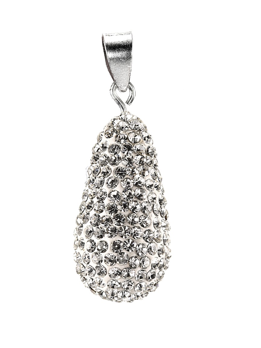 Šperky Nina - Stříbrný přívěšek s kamínky Swarovski komponent 925/1000 - pri ag kam H 164