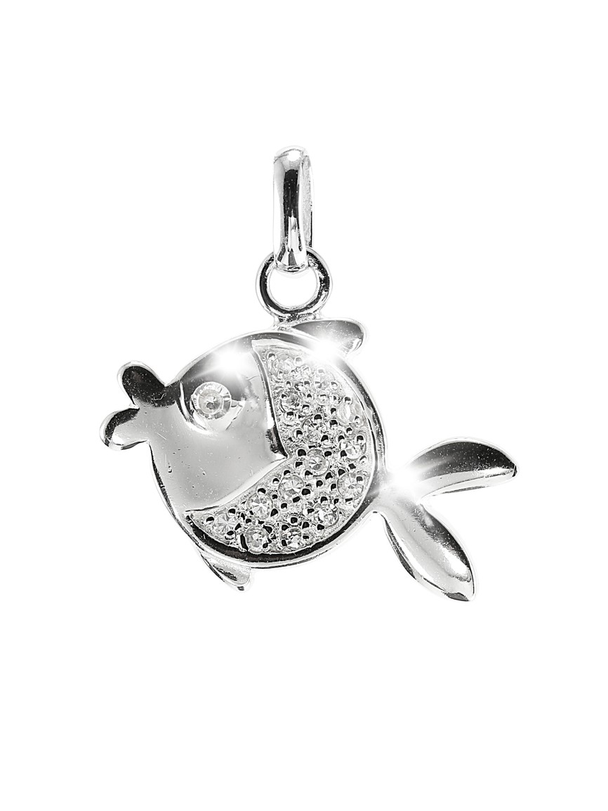 Šperky Nina - Stříbrný přívěšek kamínky zirkon 925/1000 - pri ag kam 173