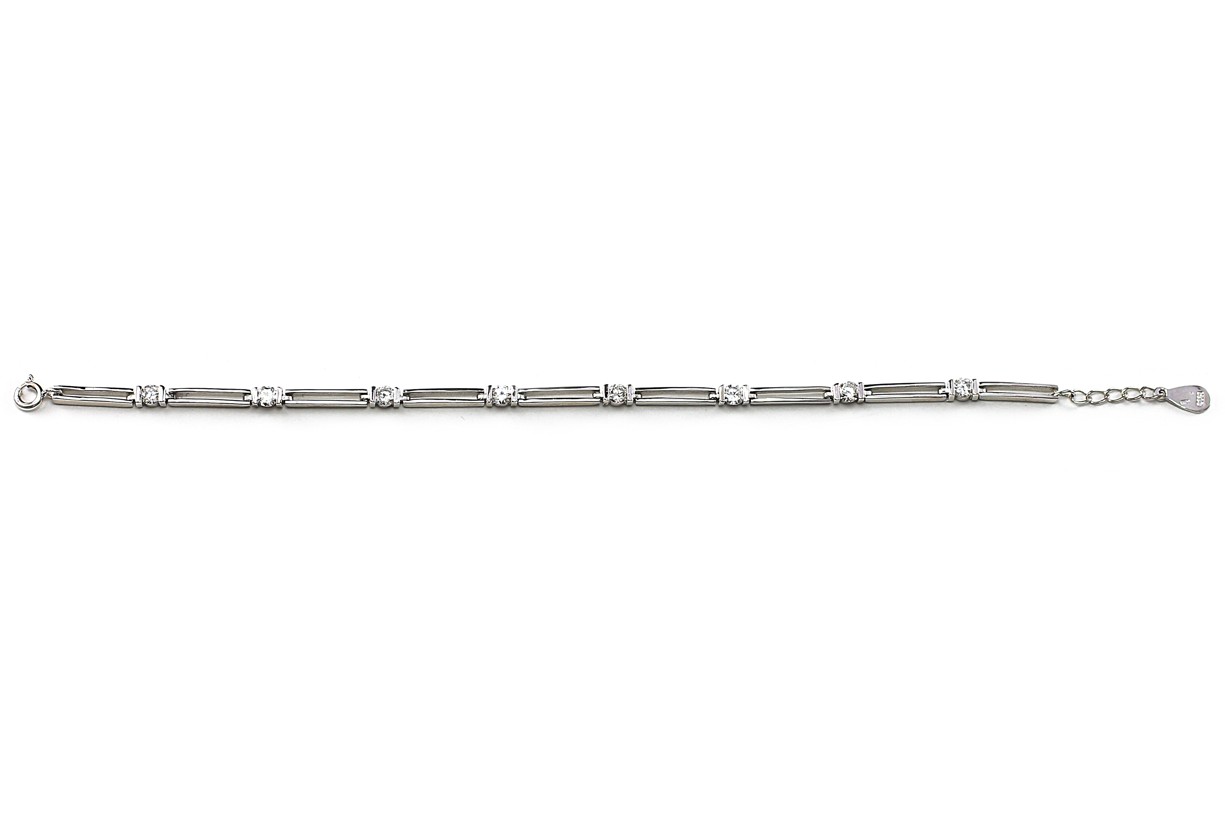 Šperky Nina - Stříbrný náramek 925/1000 - nar ag H 182