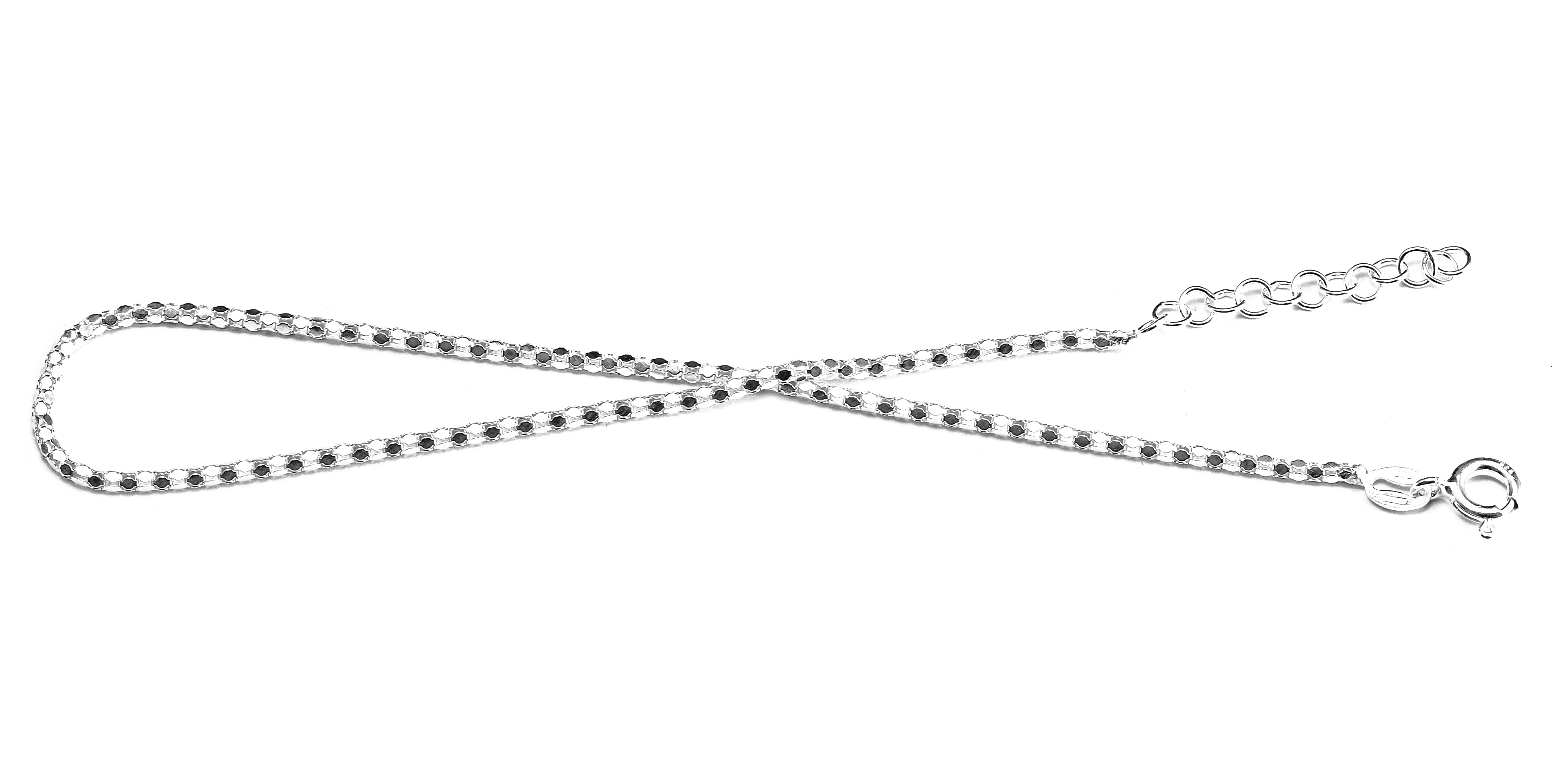 Šperky Nina - Stříbrný nákotník Twisted Sparkle (1,8 g) 925/1000 - nak ag H 237