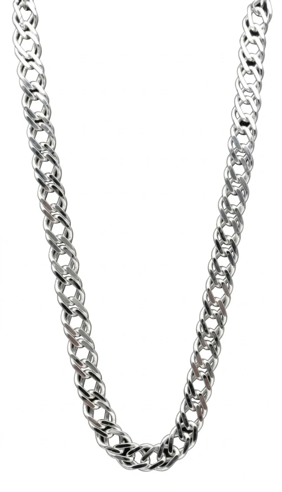 Šperky Nina - Masivní stříbrný řetěz Rombo 7 mm – 925/1000 (32 g) - ret ag 005