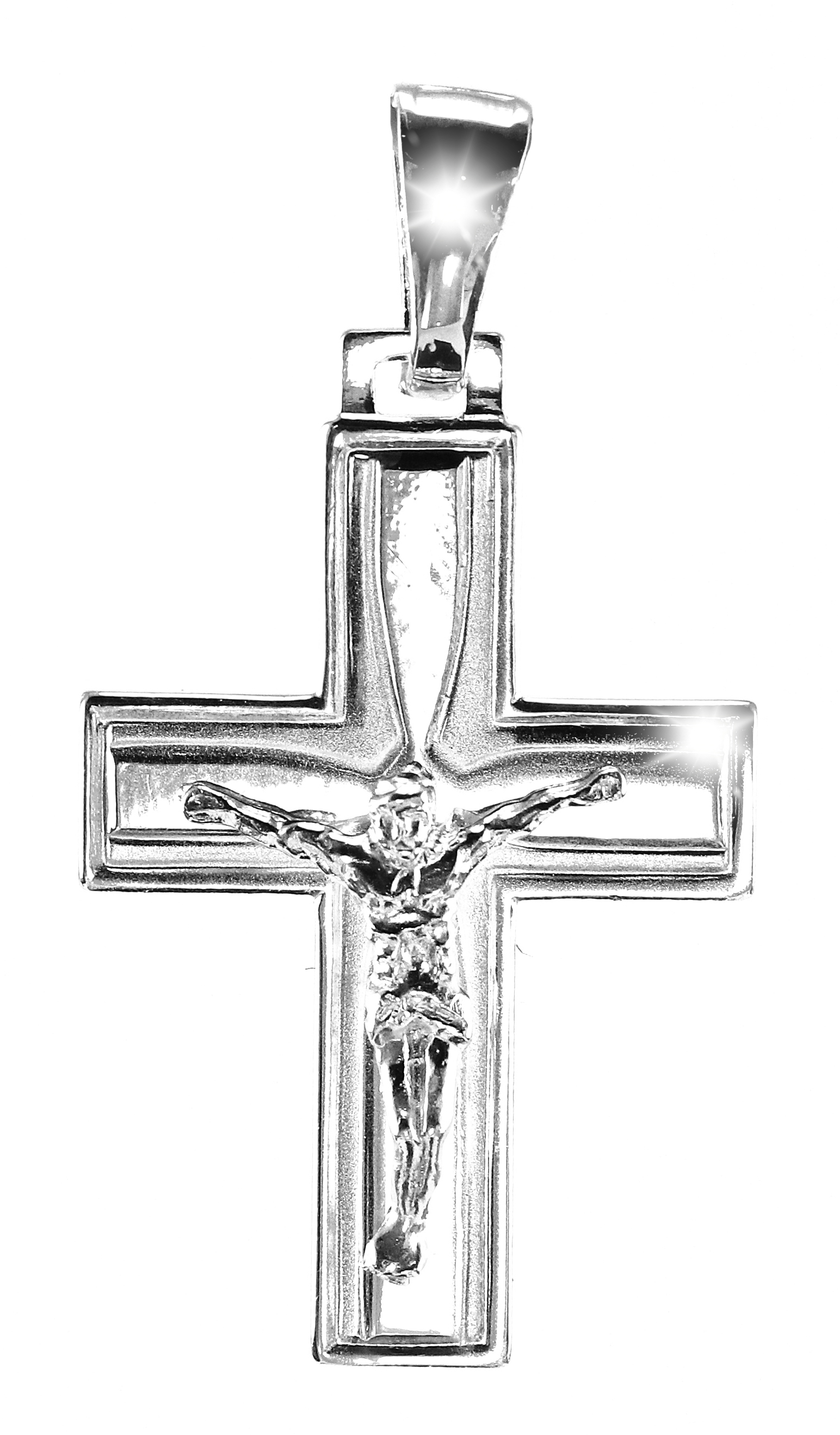 Šperky Nina - Stříbrný přívěšek kříž - pri ag H 318