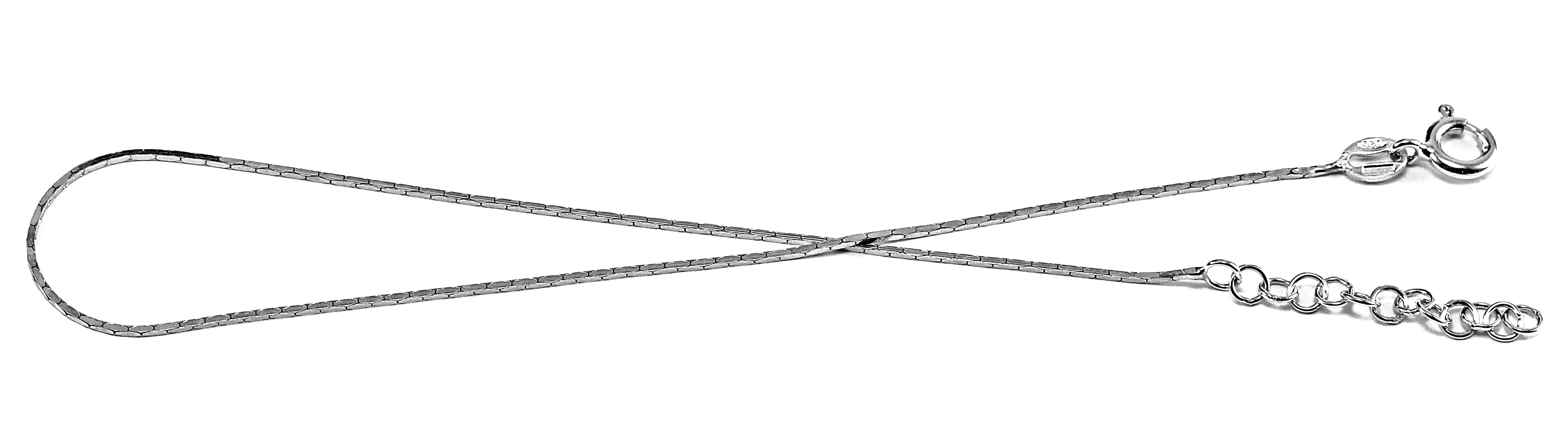 Šperky Nina - Stříbrný nákotník 925/1000 – minimalistický řetízek na nohu – nak ag H 500