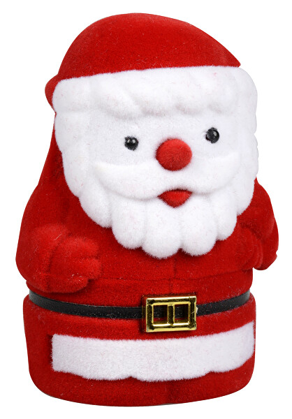 Šperky Nina - Sametová krabička na šperky - Santa - krab023