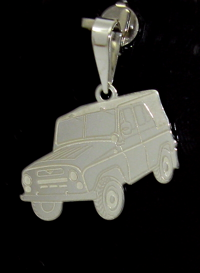 Šperky Nina - Stříbrný přívěsek auto - pri ag H 199
