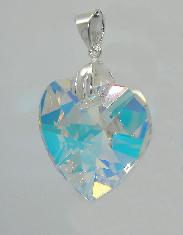 Šperky Nina - Přívěsek Swarovski krystal 925/1000 - pri ag kam H 038