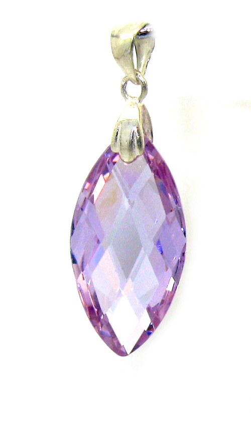 Šperky Nina - Přívěsek Swarovski krystal - pri ag kam H 034