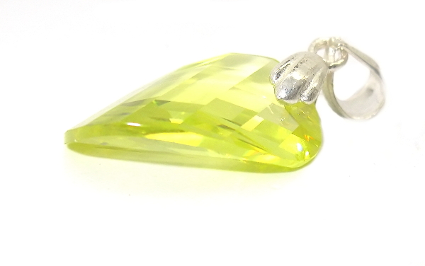 Šperky Nina - Přívěsek Swarovski krystal 925/1000 - pri ag kam H 041