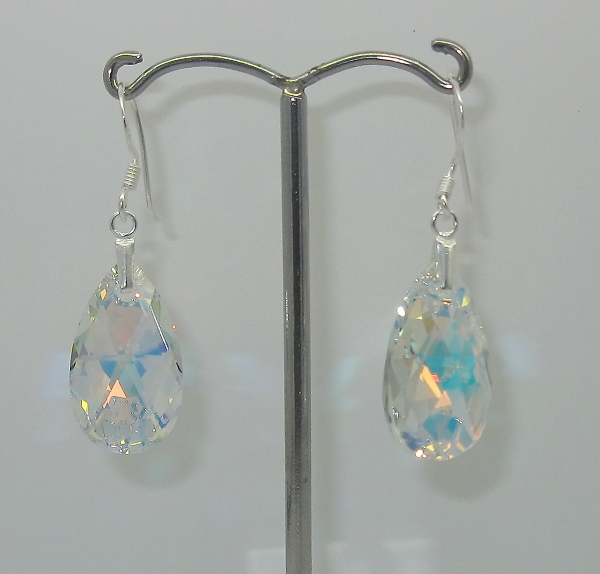 Šperky Nina - Souprava Swarovski elements Kámen slza - set ag H 021