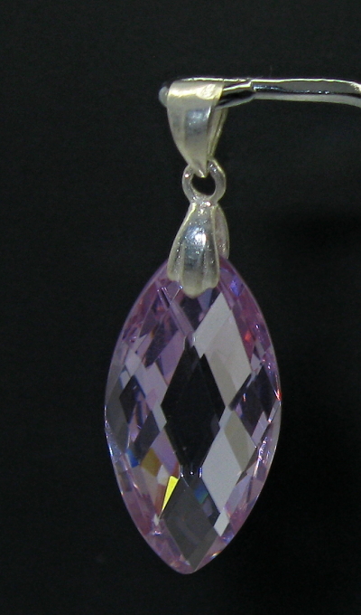 Šperky Nina - Přívěsek Swarovski krystal - pri ag kam H 034