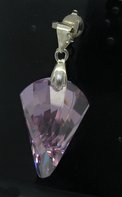 Šperky Nina - Stříbrný přívěšek Swarovski krystal 925/1000 - pri ag kam H 036