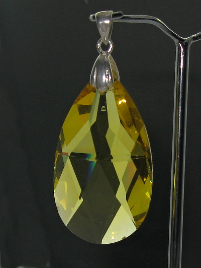 Šperky Nina - Přívěsek Swarovski krystal 925/1000 - pri ag kam H 029